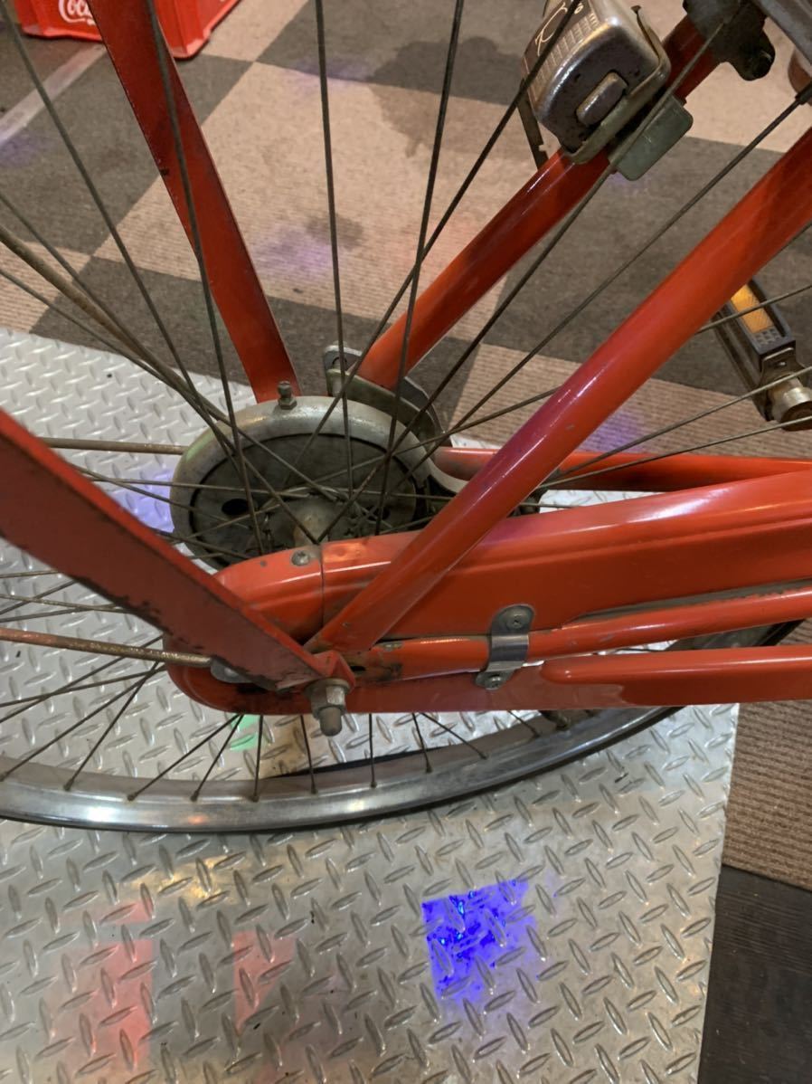 丸石自転車 郵便局 配達 赤い自転車 レア 希少 レトロ 当時物 丸石自転車 郵便局 配達 赤い自転車 レア 希少 レトロ 当時物
