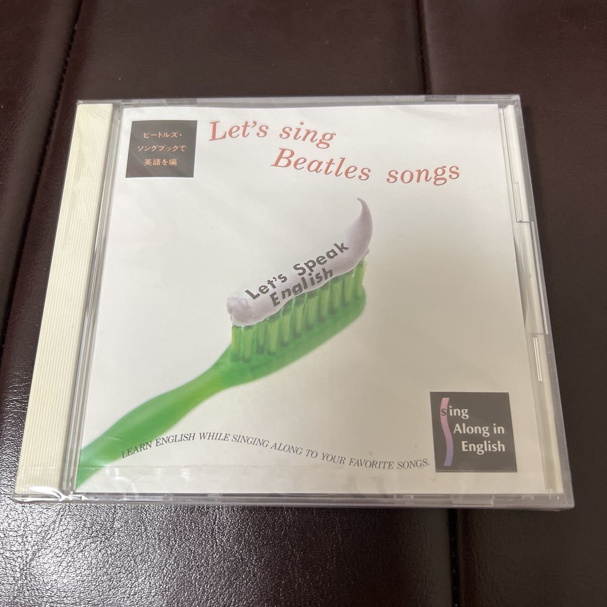 未開封　LET'S SING BEATLES SONGS CD ビートルズ・ソングブックで英語を編_画像1
