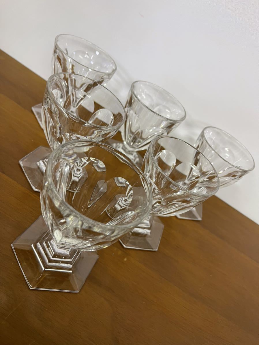 美品】オールドバカラ Baccarat 希少 ブルボン ワイングラス 6客セット