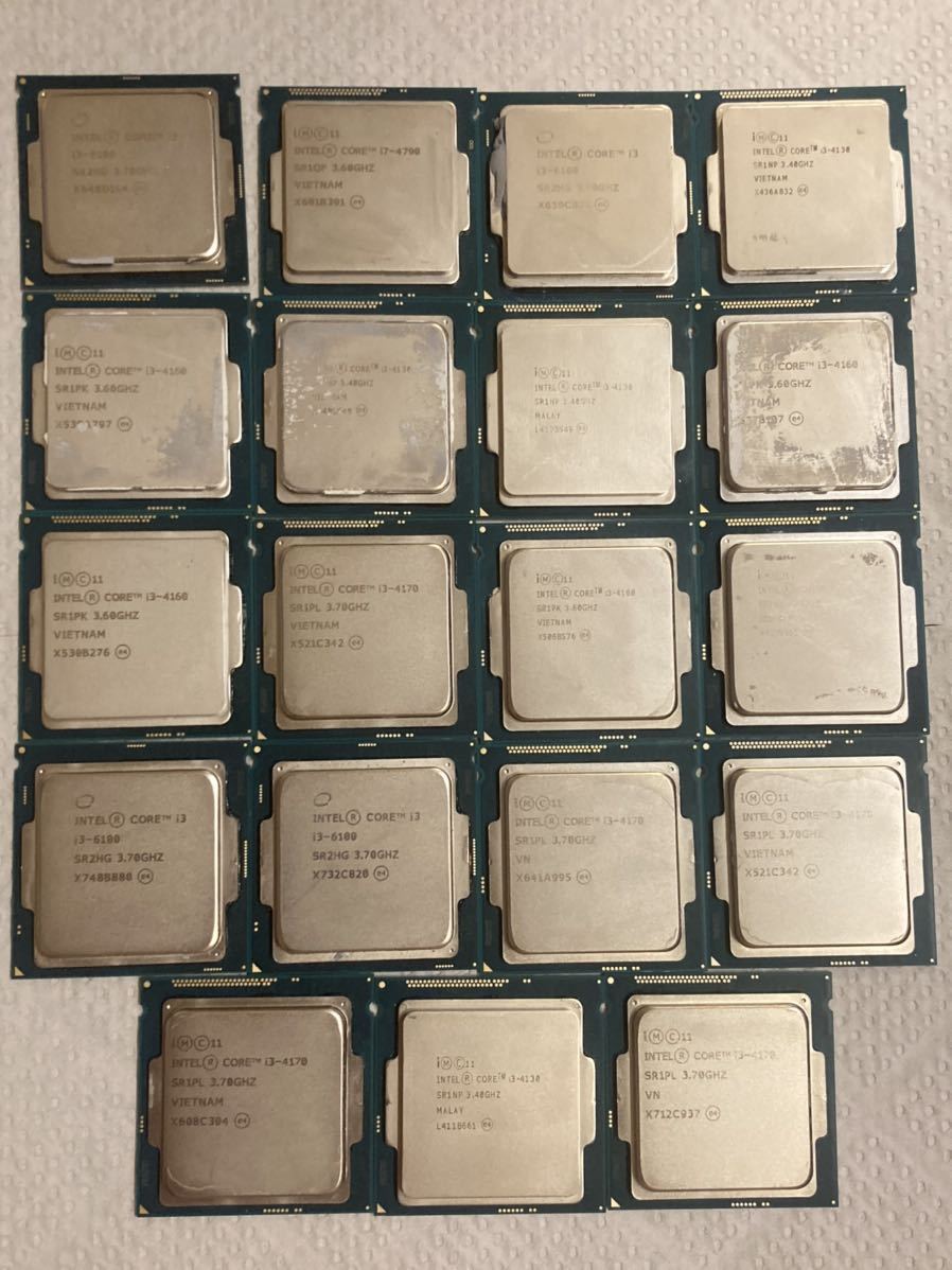 CPU Intel Corei3-6100 3個セット ジャンク品