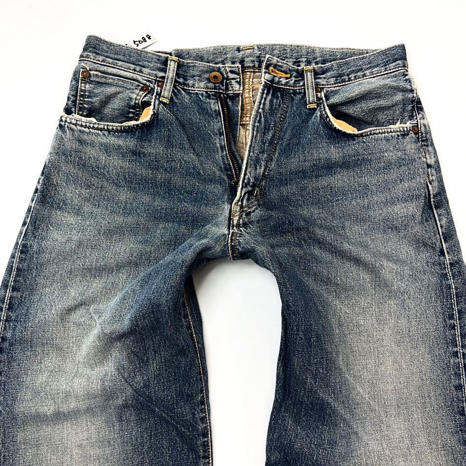  Edwin * EDWIN 1505 Vintage specification * cell bichiW33 Denim брюки распорка джинсы American Casual мужчина казаться текстура (ткани)!#Ja5088