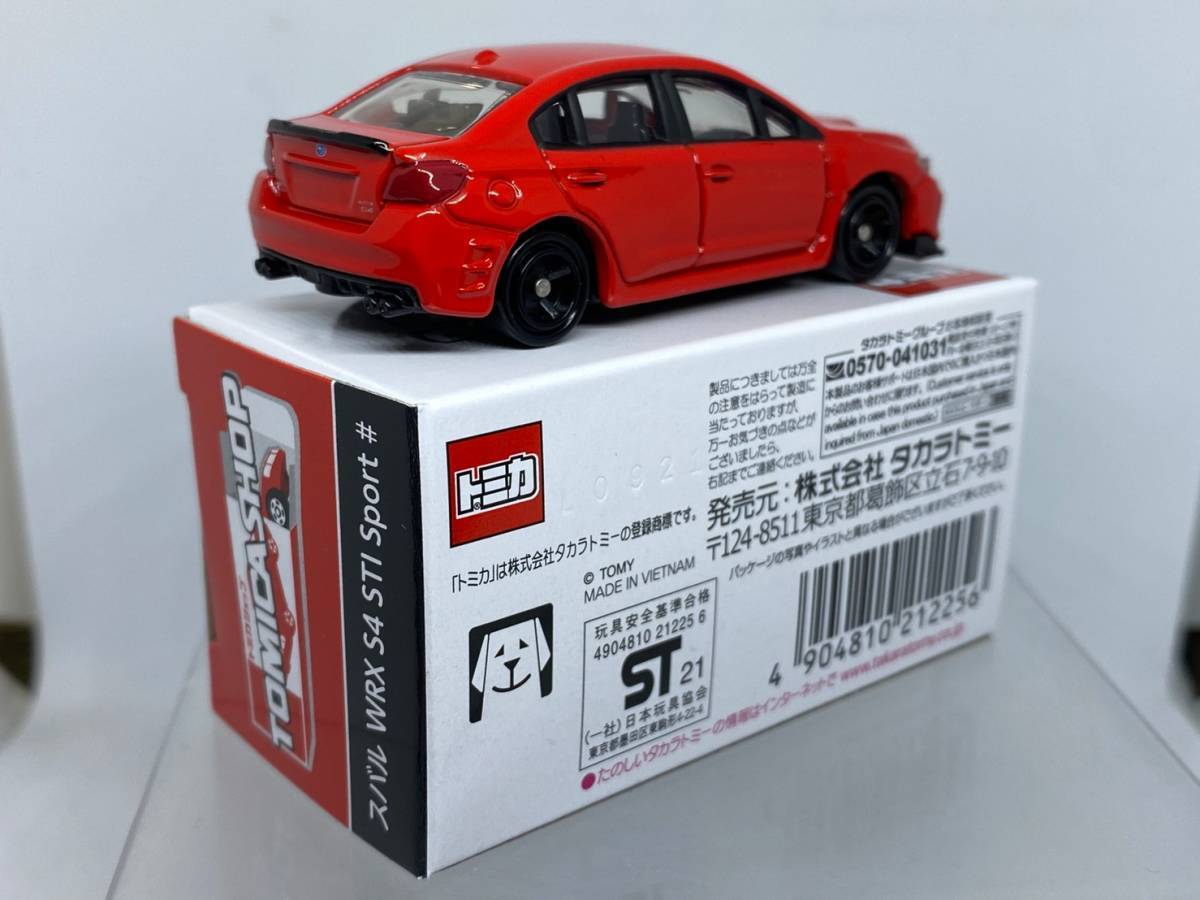 トミカ トミカショップオリジナル スバル WRX STI Sport # SUBARU TOMICA SHOP トミカショップ限定_画像2