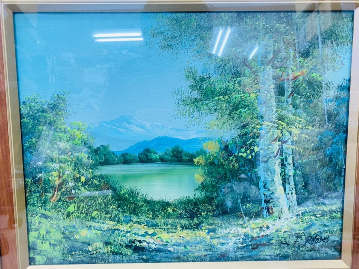 Yahoo!オークション - A642-O24-289 F.Rhodes 風景画 絵画 油絵 Yahoo!オークション - A642-O24-289 F.Rhodes 風景画 絵画 油絵