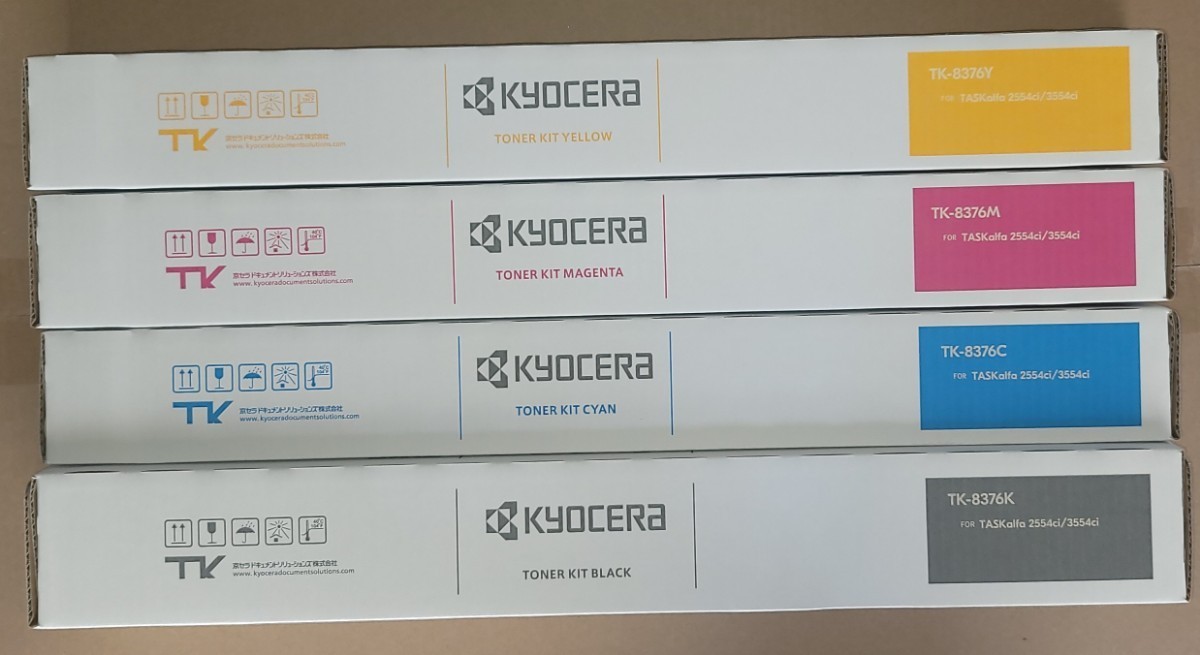 京セラ 純正 トナー TK-8376 4色セット - clinicaortosan.com