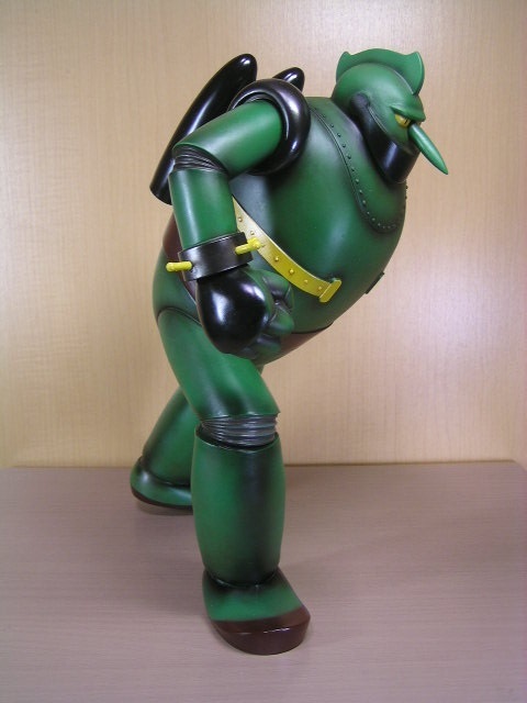 希少 ビリケン商会×イノウエアーツ 鉄人28号 ビッグ/BIG 350mm 【グリーン】 ☆新品☆ シカルナ工房100体限定 ソフビ 横山光輝_画像7