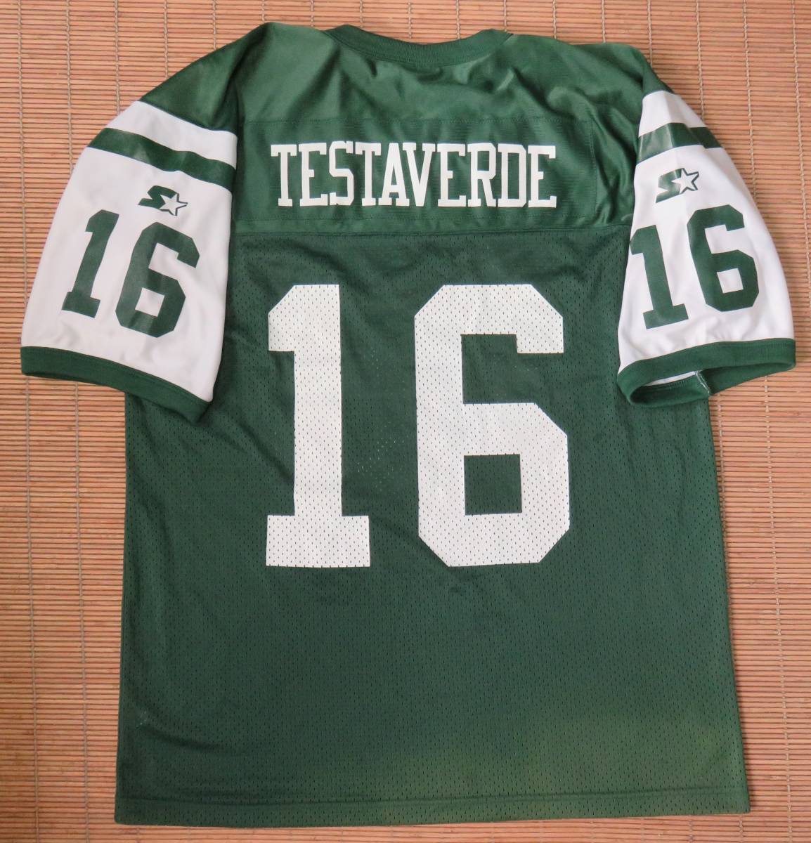  стандартный товар NFL 1998~ New York * jets #16bi колено * тестер Birdie (ba краб a-z/pei Trio tsu) Home для джерси / форма 