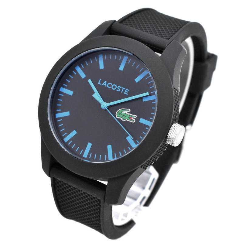 LACOSTE ラコステ 2010791 ブラック シリコン ウォッチ 腕時計 メンズ レディース