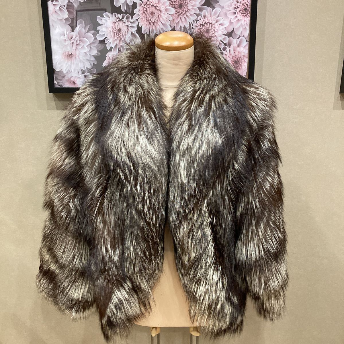 高級コート 美品 毛皮コート SAGA FOX サガフォックス フォックス 毛皮