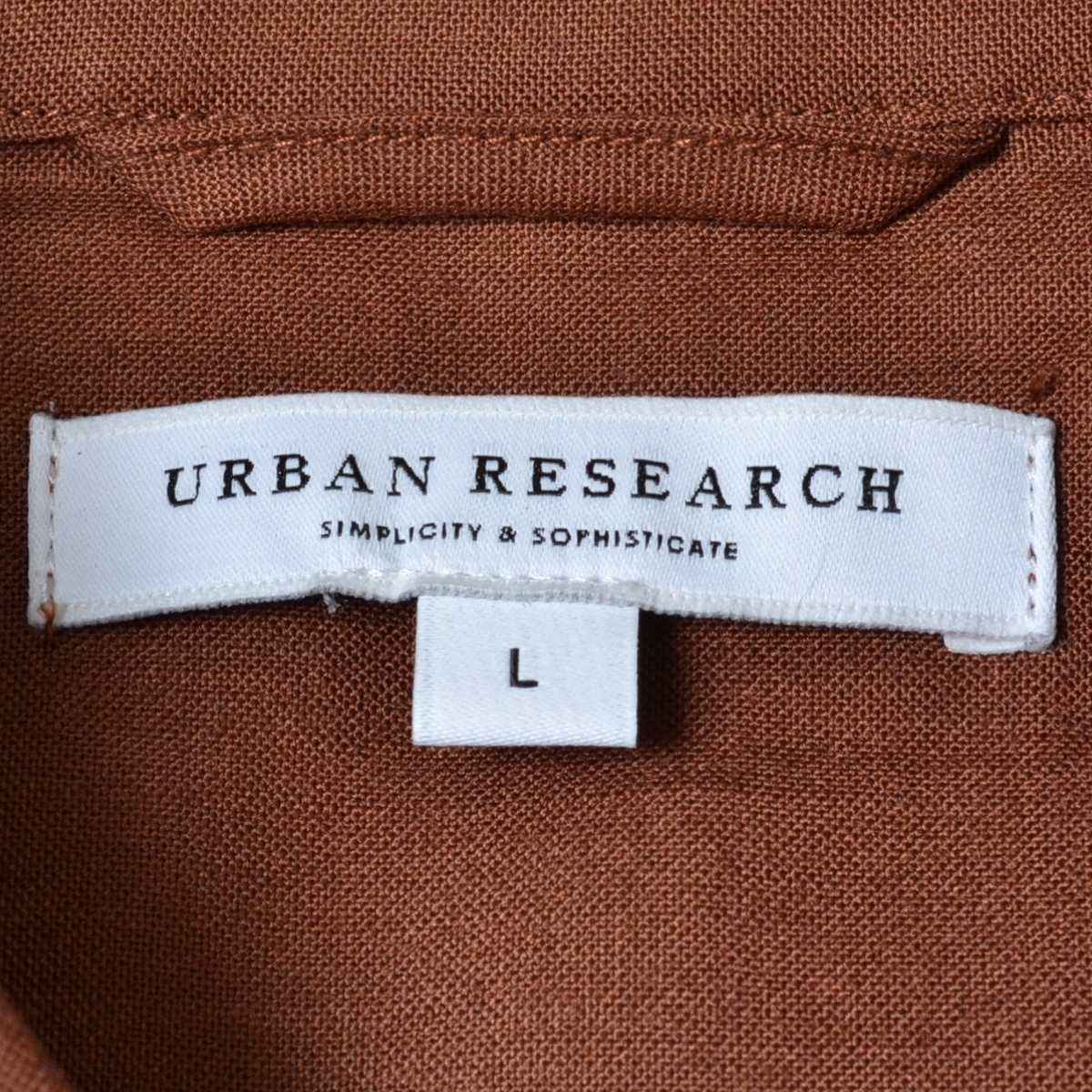 ●315131 URBAN RESEARCH アーバンリサーチ ●カバーオール シャツジャケット ワークジャケット UR94-17A001 サイズL メンズ TERRACOTTA_画像8