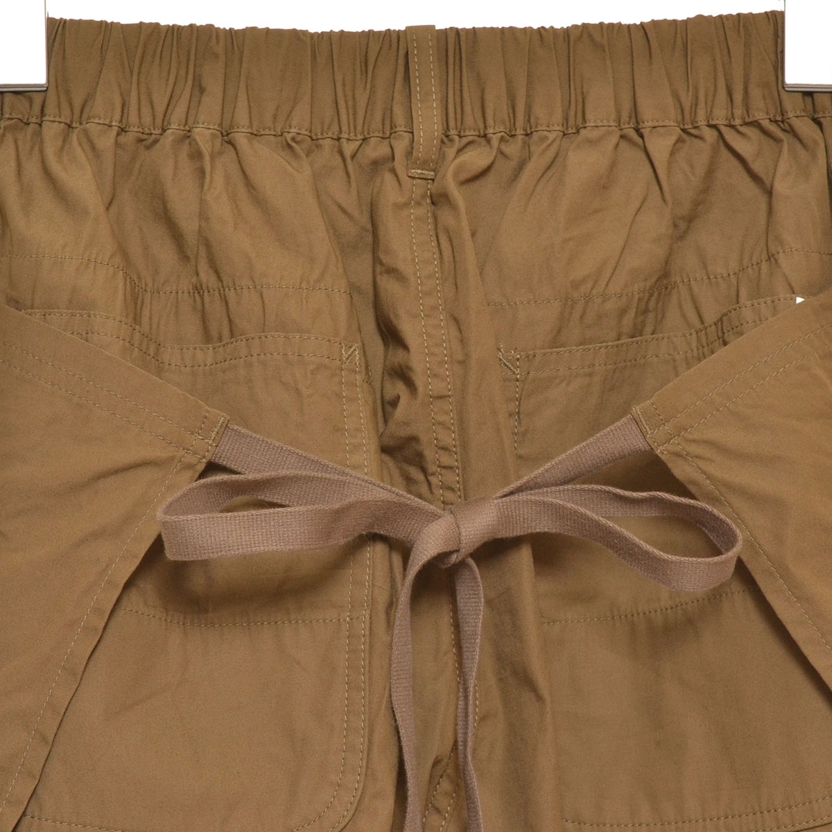 ●400725 未使用品 H.UNIT エイチユニット ●イージーパンツ ワイド ワークパンツ Weahter cloth apron easy pants H-PT018 サイズ2 20SS_画像4