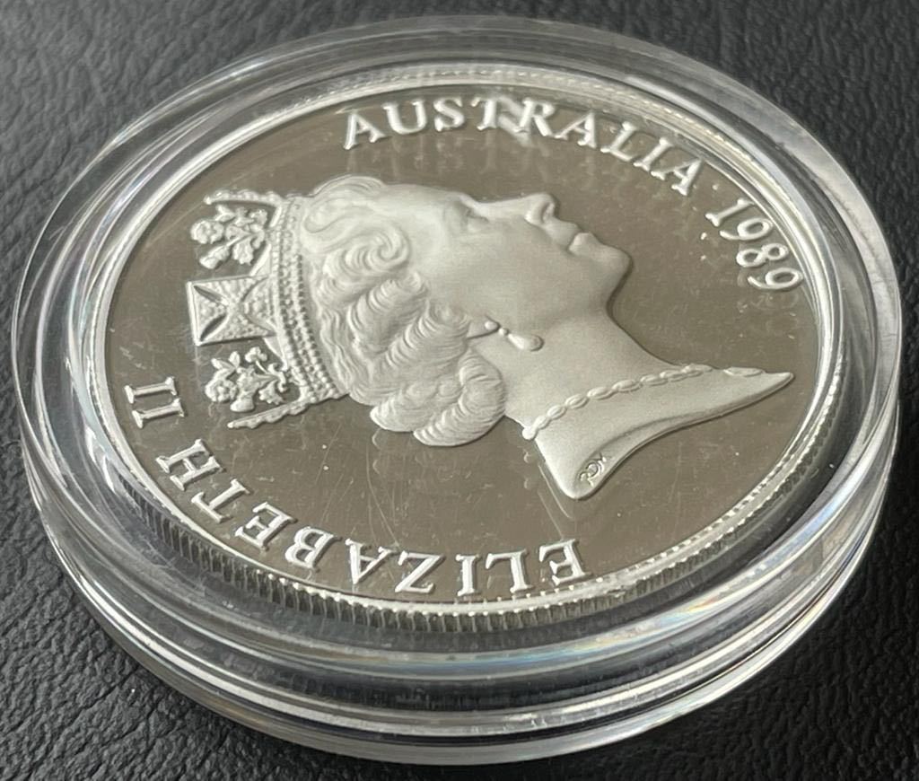 オーストラリア/10ドル銀貨 1989年 エリザベス二世 カワセミ 