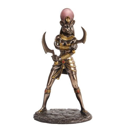 古代エジプト セクメト神話神 置物 彫刻 彫像 高さ28cm/ ナイル川