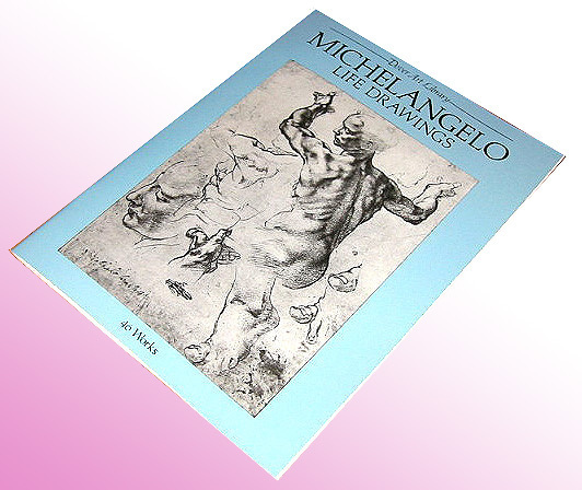 洋書画集 ミケランジェロ素描集ドローイング/ Michelangelo Life Drawings （輸入品_画像1