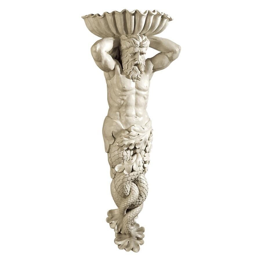 アトランティス海の神 ポセイドン壁彫像 西洋彫刻/壁装飾オーナメント インテリア 貴賓室VIPルーム スウィート（輸入品_画像2