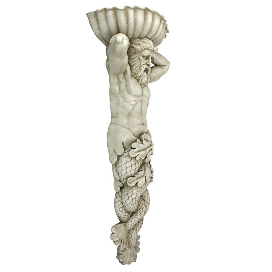 アトランティス海の神 ポセイドン壁彫像 西洋彫刻/壁装飾オーナメント インテリア 貴賓室VIPルーム スウィート（輸入品_画像3