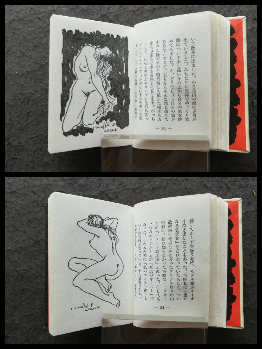 古沢岩美 裸婦賛 限定250部 著者用 洋画家 豆本 蘭繁之 木版画 装丁家 詩人俳人 作家 造本 立川広己 福沢一郎 麻生三郎 初版 書票家 美術会_画像7