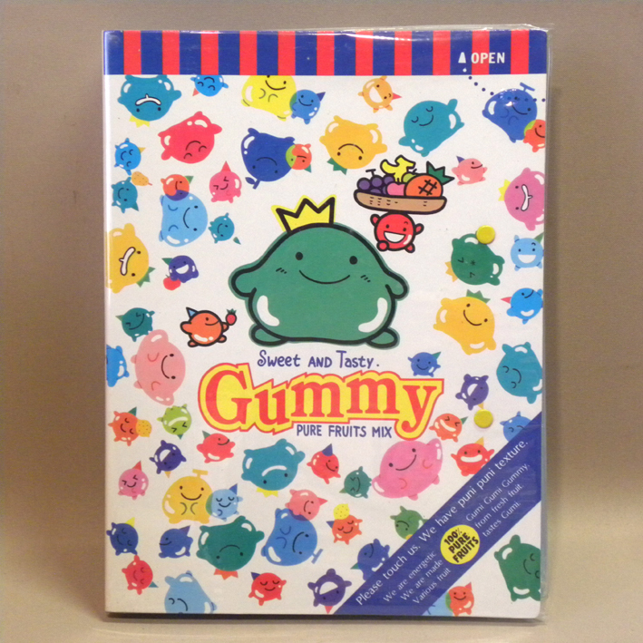 【未開封 新品】1990年代 当時物 サンエックス/SAN-X グミー/Gummy ファイル B5 a( 古い 昔の ビンテージ 平成レトロ キャラクター 文具 )_画像1