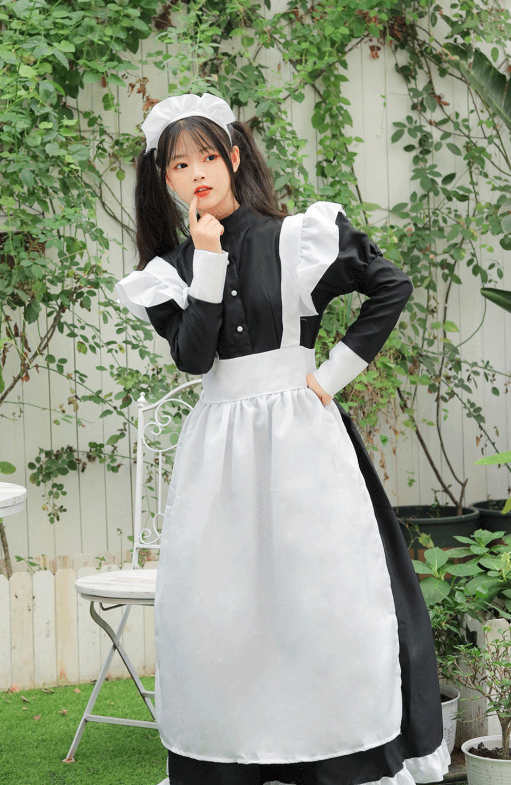 【萌】ワンピース メイド 服 ロリータ 学園祭 ハロウィン お祭り イベント 男女可用 コスプレ衣装 S-4XL_画像4