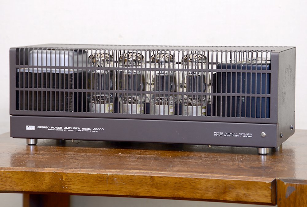 24時間限定! LUXMAN Luxman A3600 パワーアンプ【外観は美 / 真空管