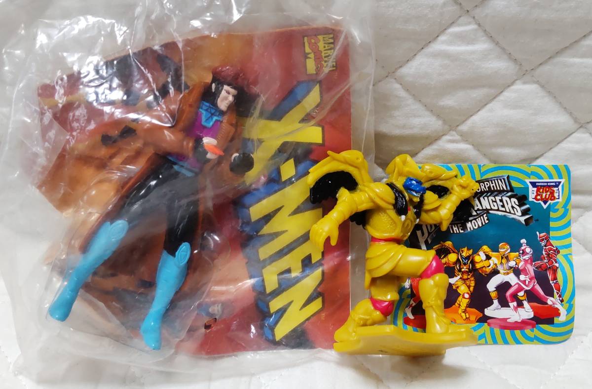 BURGER KING バーガーキング おもちゃ X-MEN パワーレンジャー フィギュア 1995年 2点の画像1
