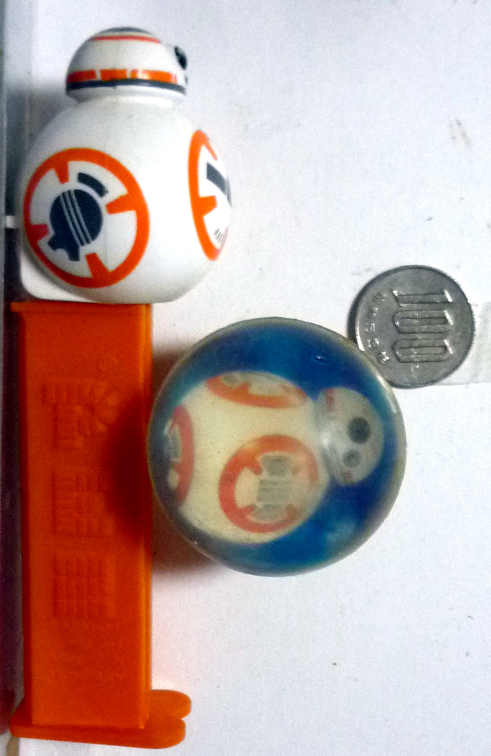 ●PEZ スーパーボール スターウォーズ　BB-8 2点_画像1