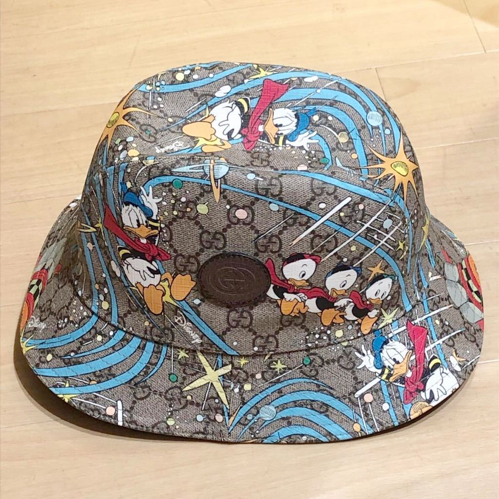 新品未使用 グッチ GUCCI 青 ニットキャップ ディズニー×グッチ ニット