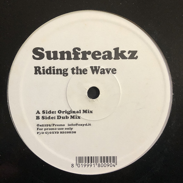 Sunfreakz / Riding The Wave [Oxyd Records OX5159] PROMO_画像1
