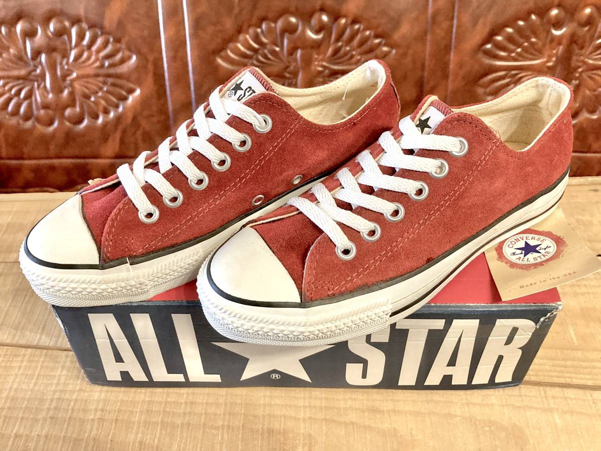 【受注生産品】 23.5cm 4.5 マルーン スエード STAR ALL converse ★☆90s!USA!希少レア!コンバース converse 226☆★ ビンテージ デッド 赤 オールスター 23.5cm 【受注生産品】 23.5cm 4.5 マルーン スエード STAR ALL converse ★☆90s!USA!希少レア!コンバース converse 226☆★ ビンテージ デッド 赤 オールスター 23.5cm