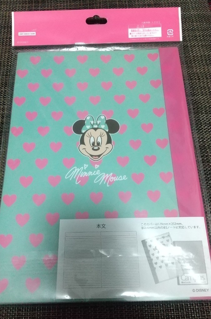 Disney ディズニー ノートカバー アリエル ティンカーベル可愛い