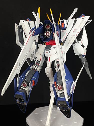 HGUC 1/144 Ξガンダム(クスィーガンダム)用メタルバーニア(外側メタリックブラック 内側レッド)_画像1