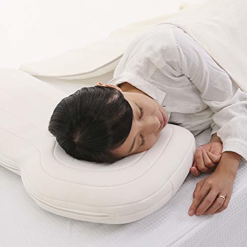 LOFTY 枕 高級まくら 横向き重視枕 寝がえりサポート パイプ まくら 洗える 安眠 熟睡 高級まくら 頸椎 快眠枕 ロフテー エスカルゴピロー