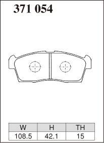 DIXCEL ディクセル KS ブレーキパッド＋ディスクローターのセット フロント用 モコ MG21S H14.4～H16.12 NA 4WD 車台No.～136315_画像2