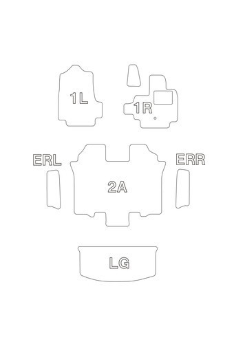 クラッツィオ カスタムフロアマット1台分 2列車用フルセット N-BOX JF1 JF2 H23/12～H29/8 全グレード適合可 ※2列目標準装備シート車用_画像3