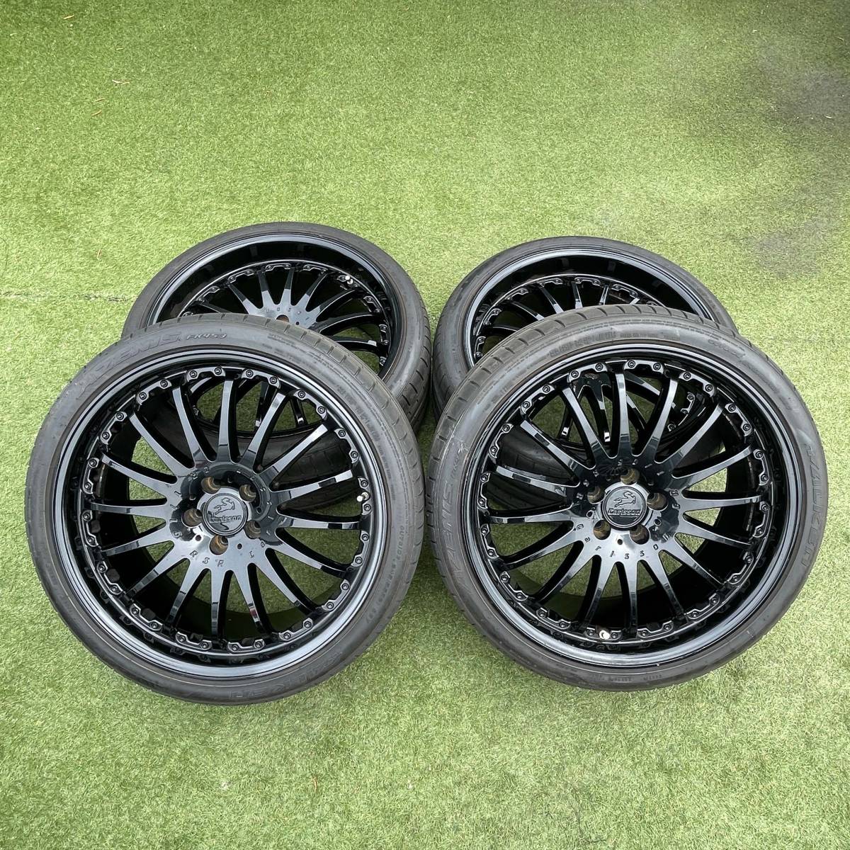 日本製・綿100% Carlsson カールソン 21インチAW タイヤ4本セット