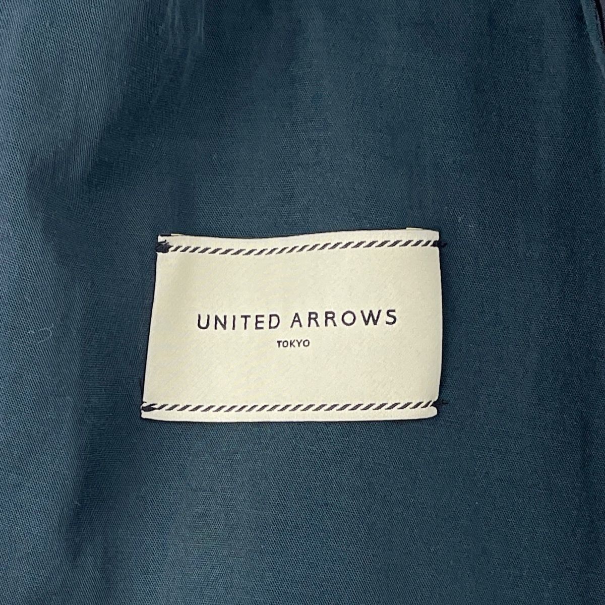 UNITED ARROWS United Arrows tailored jacket unlined in the back spring summer wool men's green series size 40*NB1514