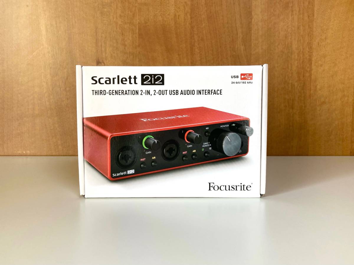 Focusrite フォーカスライト Scarlett 2i2 3rd Gen USB Type C