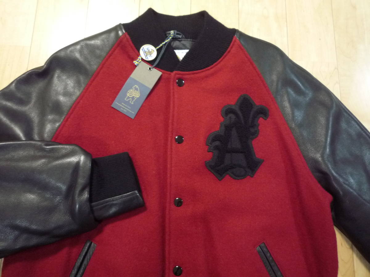 新品】SAINT ALFRED(セイントアルフレッド)VARSITY JACKET☆GOLDEN