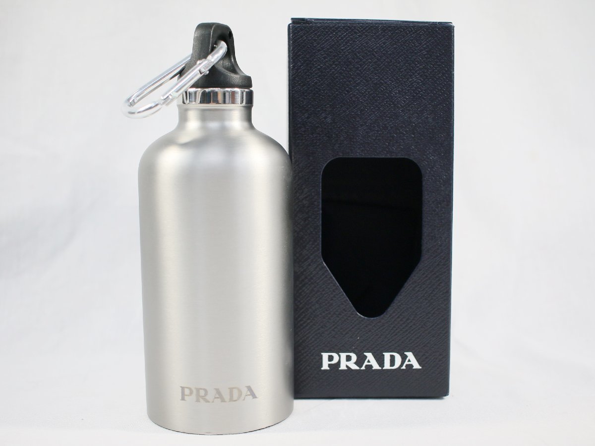 PRADA プラダ ウォーターボトル タンブラー 水筒 ステンレス 未使用品-