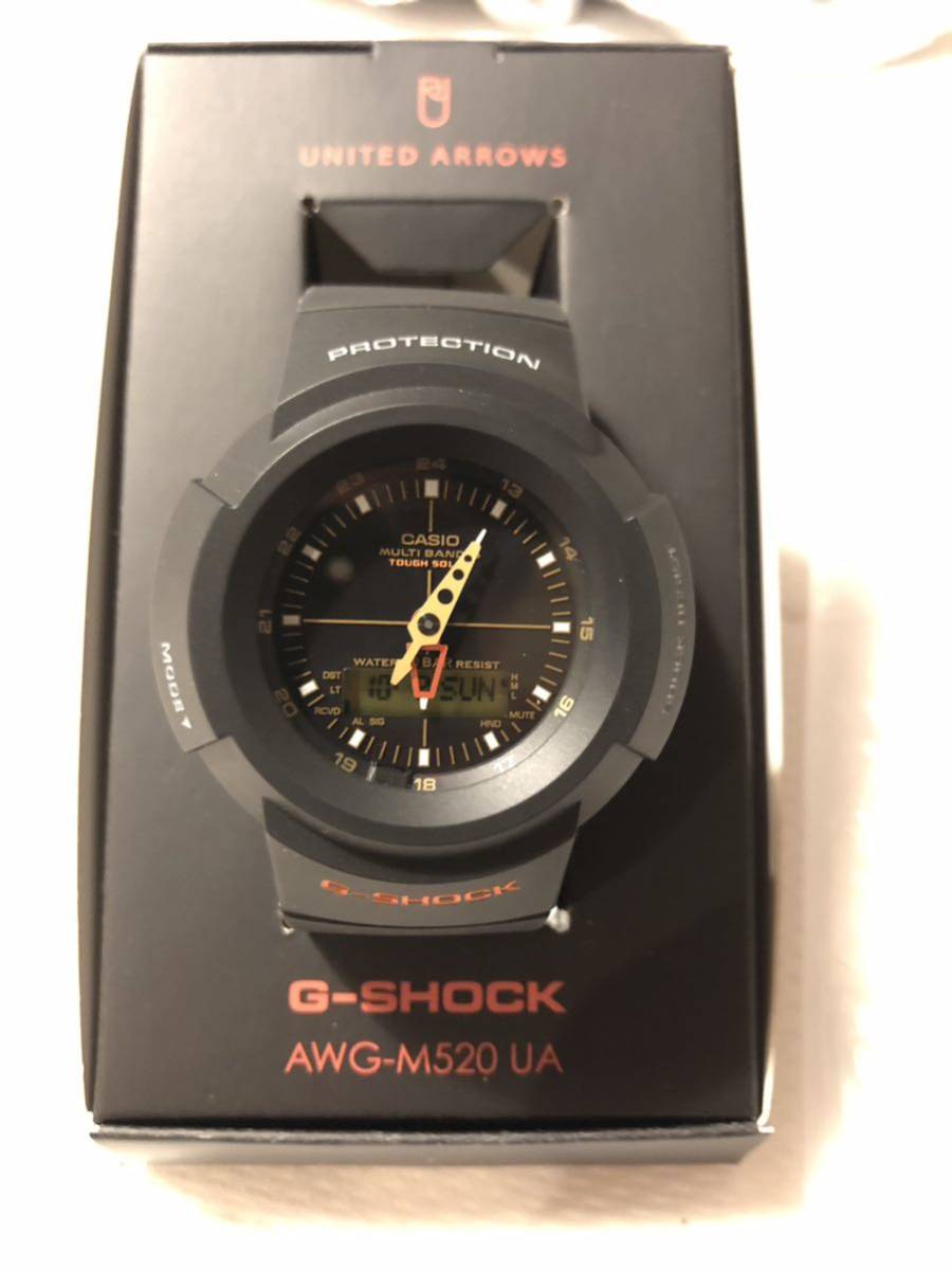 G-SHOCK ユナイテッドアローズ G-SHOCK AWG-M520UA 美品 USED gruporio.net