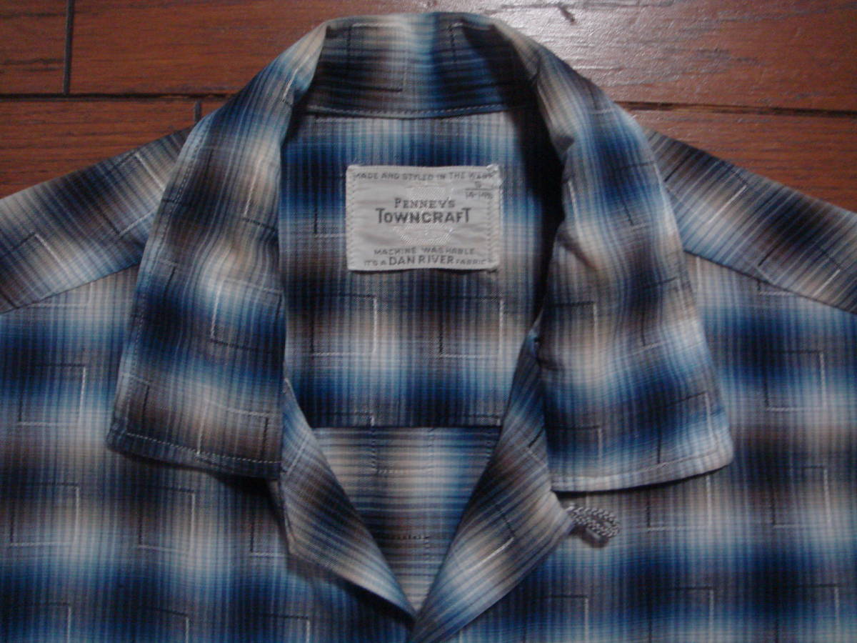 ビンテージ 60s PENNEY'S TOWNCRAFT ぺニーズ タウンクラフト オンブレ