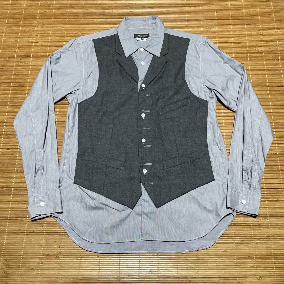 メーカー直売 コムデギャルソンシャツ 20SS MA-1袖カットソー L 新品