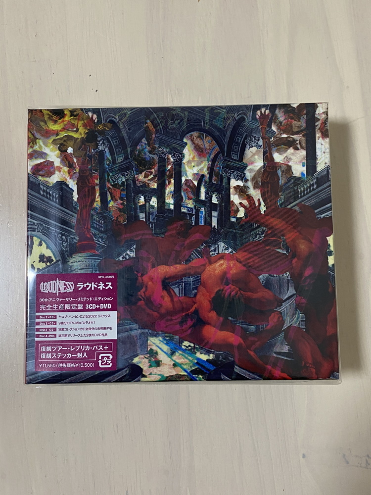 【CD】LOUDNESS - LOUDNESS(30周年記念盤) [新品未開封品]＋デッドストック・リストバンド＆TATOOシール_画像2