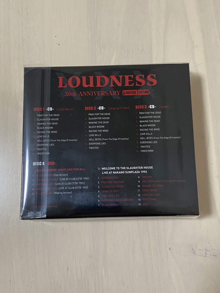 【CD】LOUDNESS - LOUDNESS(30周年記念盤) [新品未開封品]＋デッドストック・リストバンド＆TATOOシール_画像3