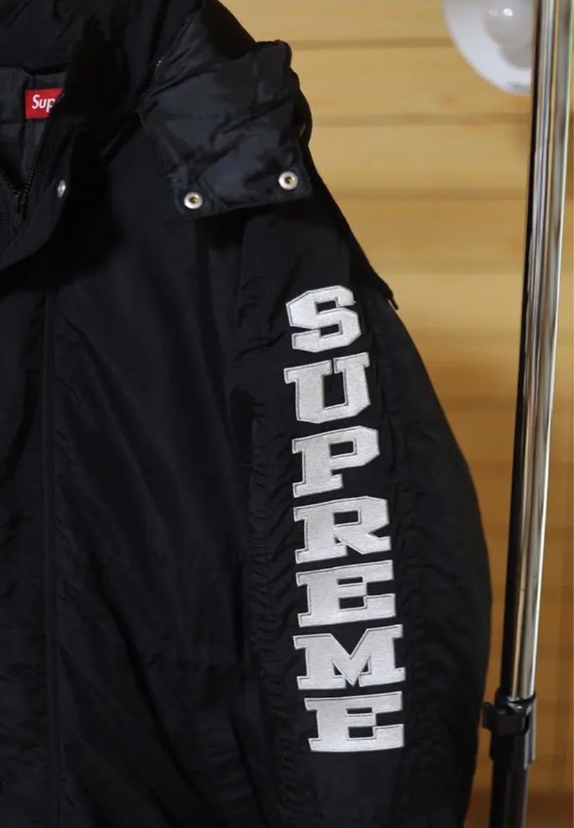 Supremeシュプリーム/18AW/ベンチコート/sleeve logo/M|Yahoo Supremeシュプリーム/18AW/ベンチコート/sleeve logo/M|Yahoo