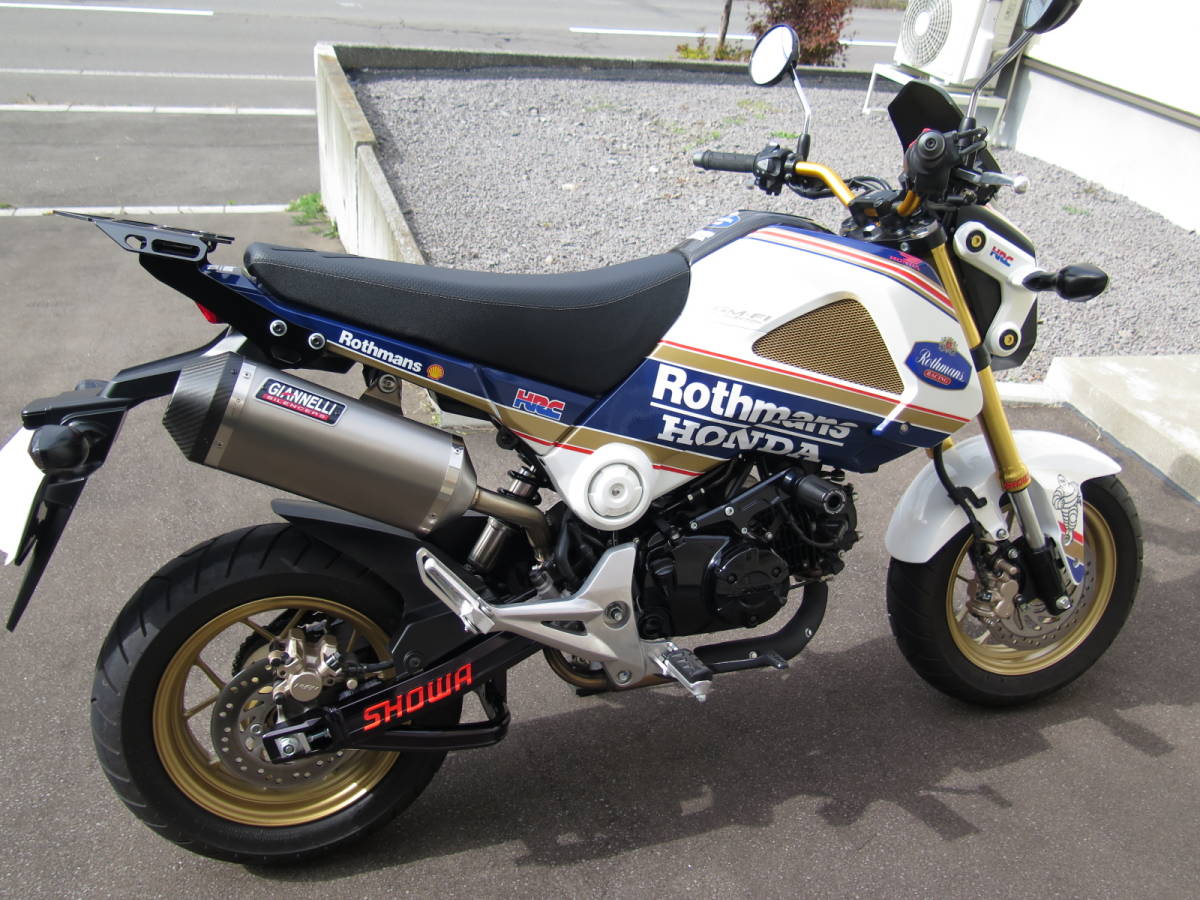 ホンダ グロム ロスマンズ Rothmans 車庫保管 美車! オートバイ ホンダ グロム ロスマンズ Rothmans 車庫保管 美車! オートバイ