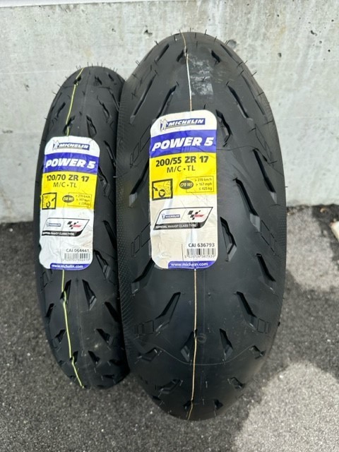 メーカー在庫限り品 グリーンテックミシュラン パワー5 前後セット 120