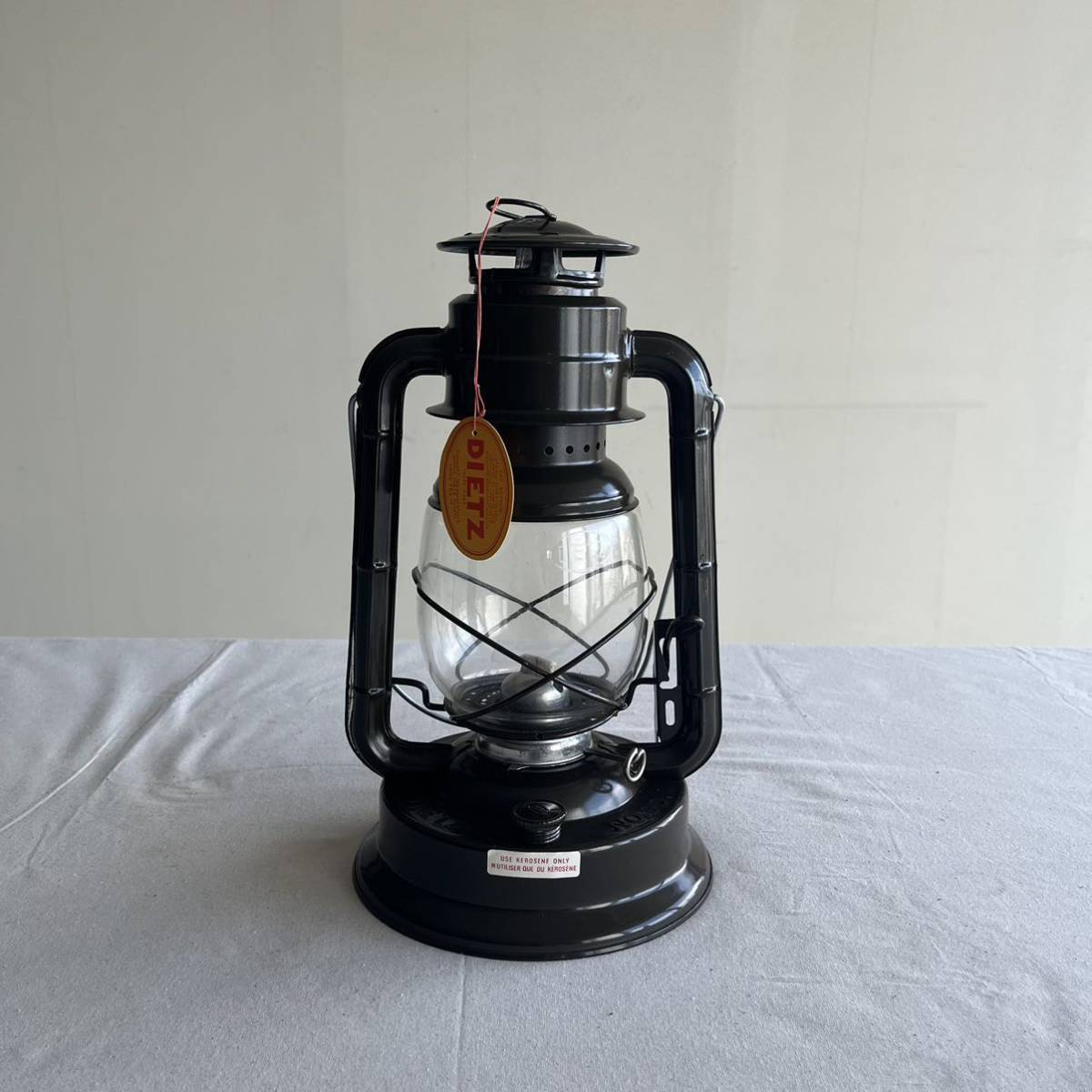 【新品】DIETZデイツ　オイルランプ　キャンプアウトドア　灯　タグ付き　純正ホヤ　ハリケーン　ランタン