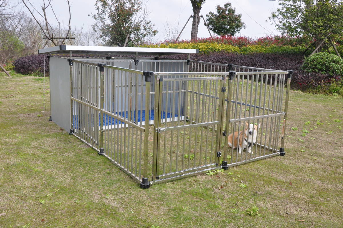  dog house DFS-M1 (0.5 tsubo type outdoors for kennel ) + multi Circle house DFS-C1 ( floor attaching )[ free shipping ]