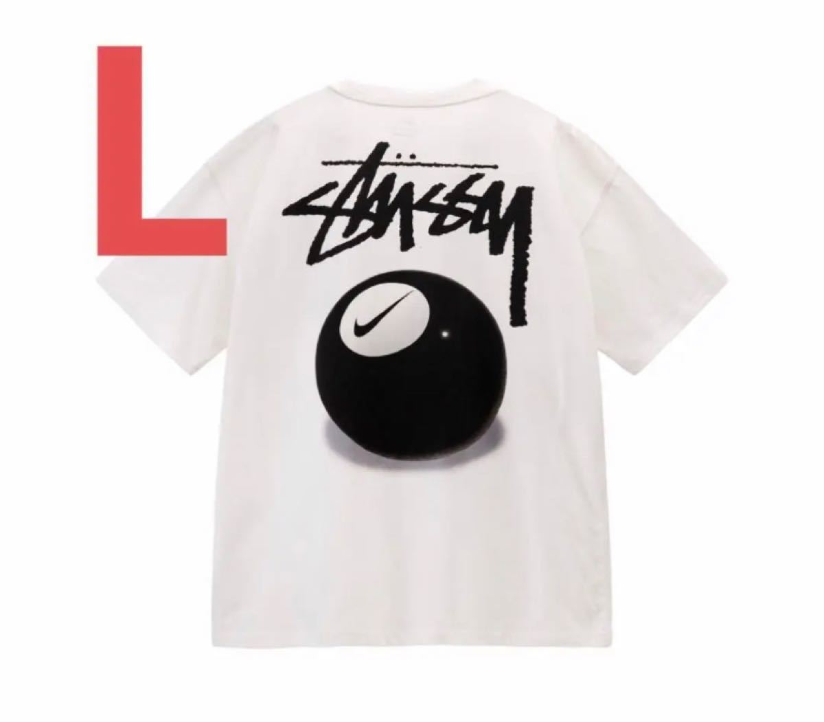 8ボールTシャツ NIKE Stussy Lサイズ