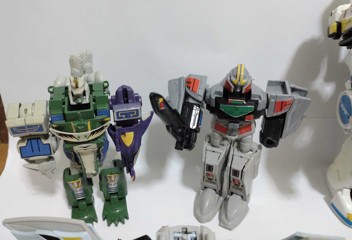 ジャンク大量】戦隊 ミニプラ他 放映当時品 ガオレンジャー
